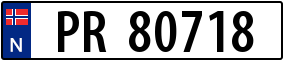 Truck License Plate
